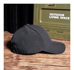 Plain Black Adjustable Cap , - Streetwear Cap - Slick Street