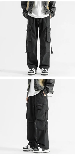 Y2K Streetwear Harem Straight Leg Pants ,  - Streetwear Pants - Slick Street