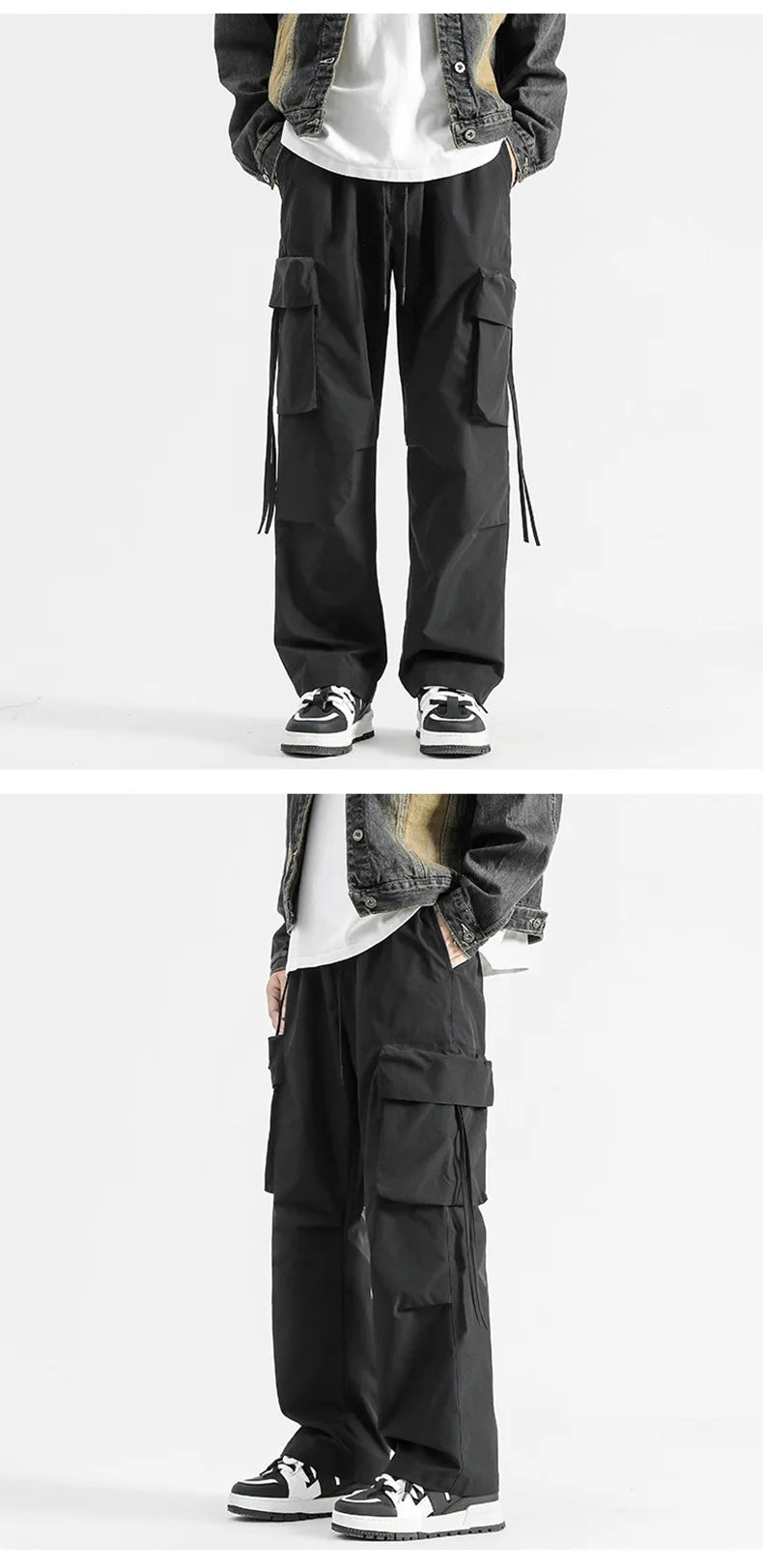 Y2K Streetwear Harem Straight Leg Pants ,  - Streetwear Pants - Slick Street