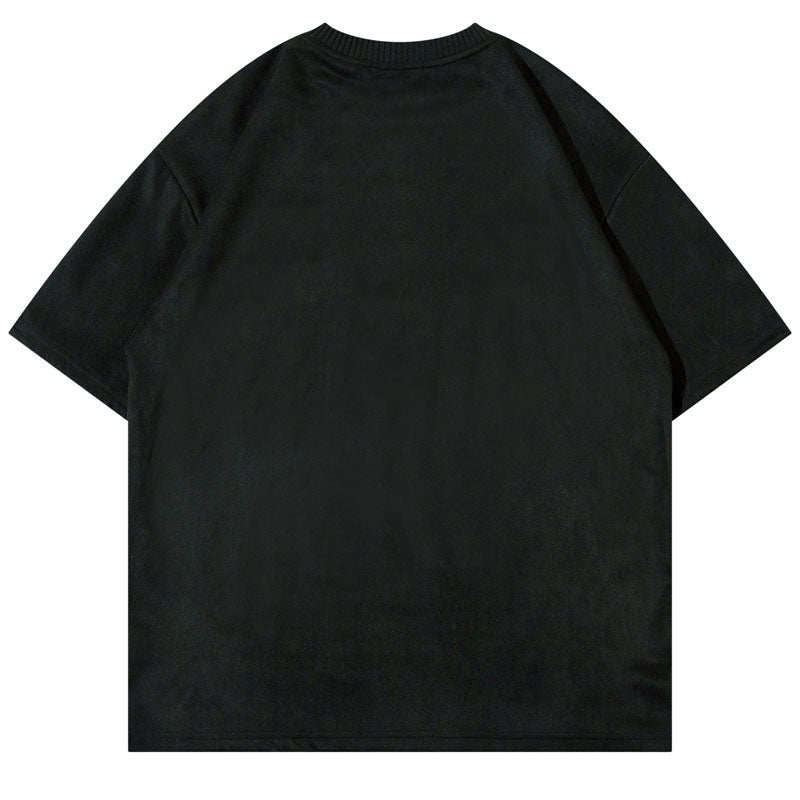 Latin Cross Embroidery T-Shirt ,  - Streetwear T-Shirt - Slick Street