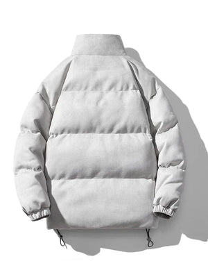 Solid Color Puff Sleeves Bubble Jacket ,  - Streetwear Jacket - Slick Street