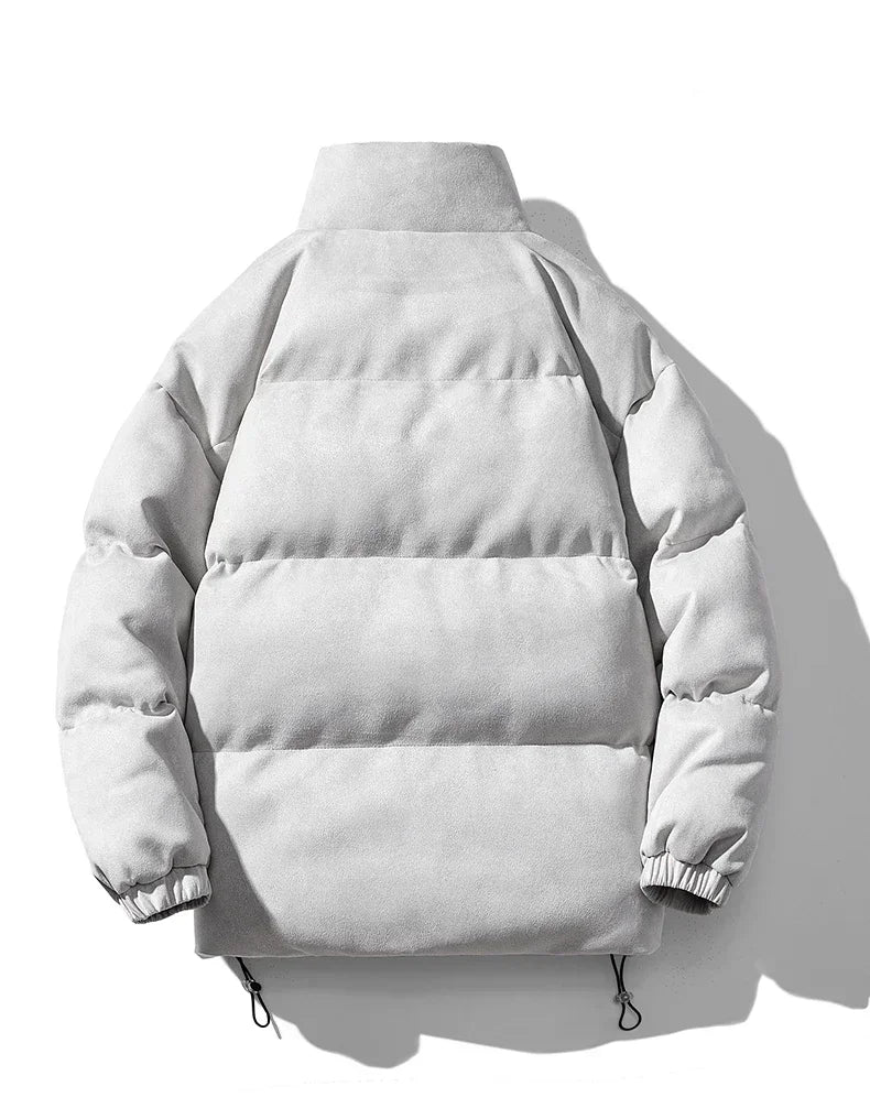 Solid Color Puff Sleeves Bubble Jacket ,  - Streetwear Jacket - Slick Street