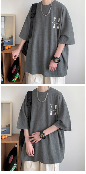 YUEHANANNA Double Shaded Star Graphic T-Shirt , - Streetwear T-Shirts - Slick Street