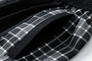 Plaid Cargo Shorts , - Streetwear Shorts - Slick Street