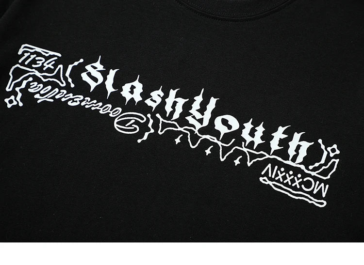 Slash Youth Angel Wings T-Shirt ,  - Streetwear T-Shirt - Slick Street