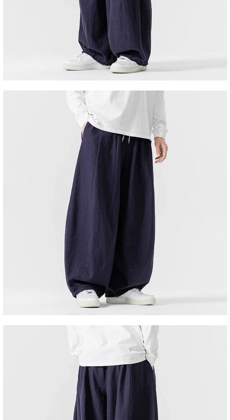 Lantern Loose Style Pants , - Streetwear Pants - Slick Street