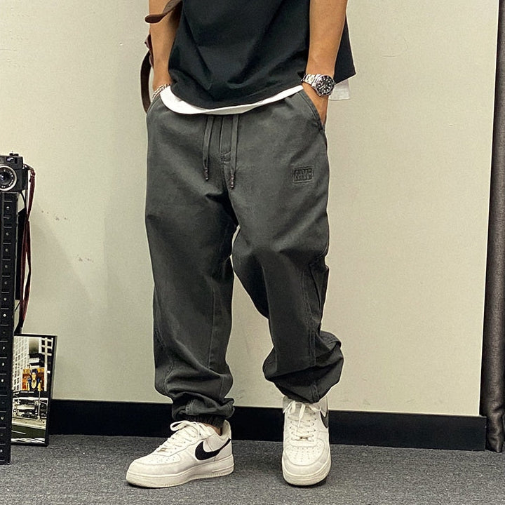 Washed Utility Panel Joggers , - Streetwear Pants - Slick Street