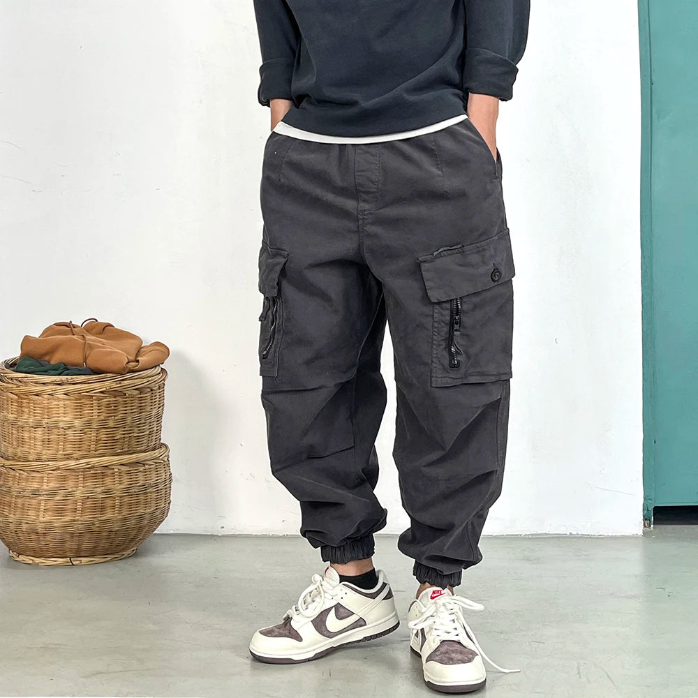 Desert Storm Cargo Pants Gray, XXS - Streetwear Cargo Pants - Slick Street