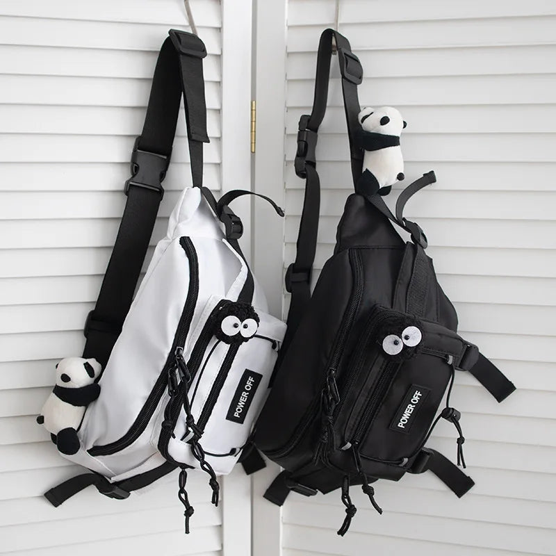 Power OFF Crossbody Bag , - Streetwear Bag - Slick Street