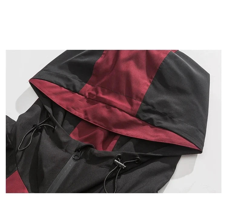 Heart Patchwork Zipper Bomber Jacket ,  - Streetwear Jacket - Slick Street