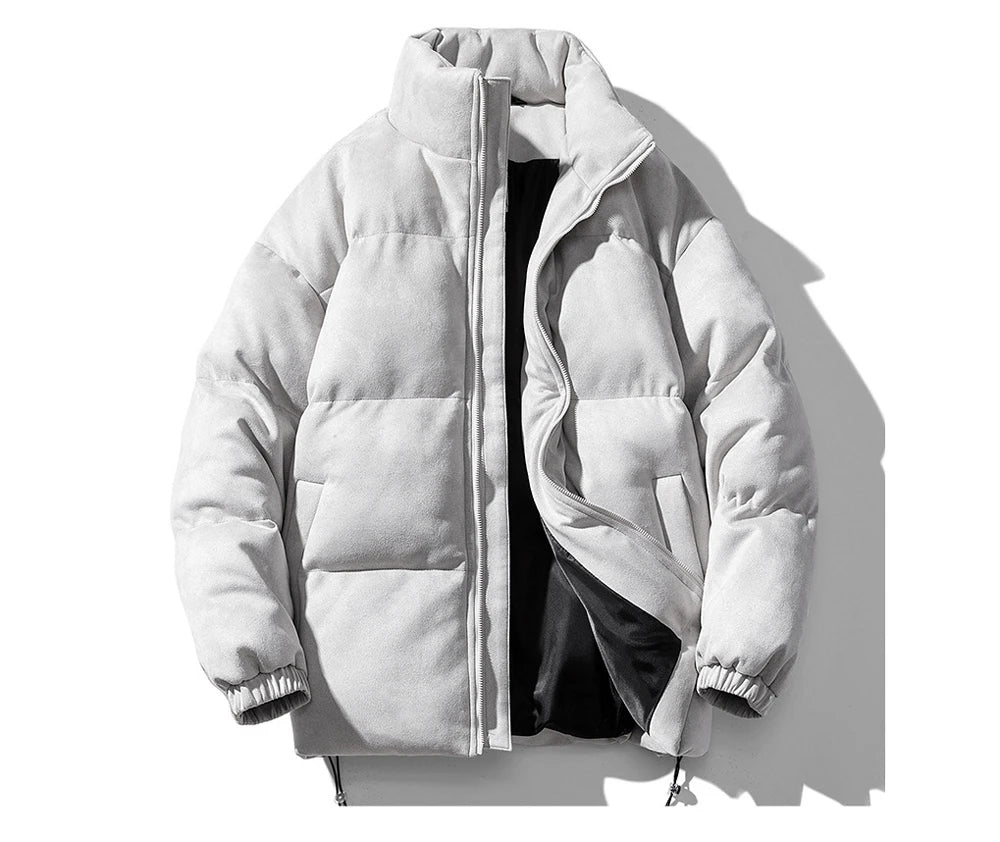 Dusky Color Padded Zipper Jacket ,  - Streetwear Jacket - Slick Street