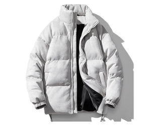 Dusky Color Padded Zipper Jacket ,  - Streetwear Jacket - Slick Street