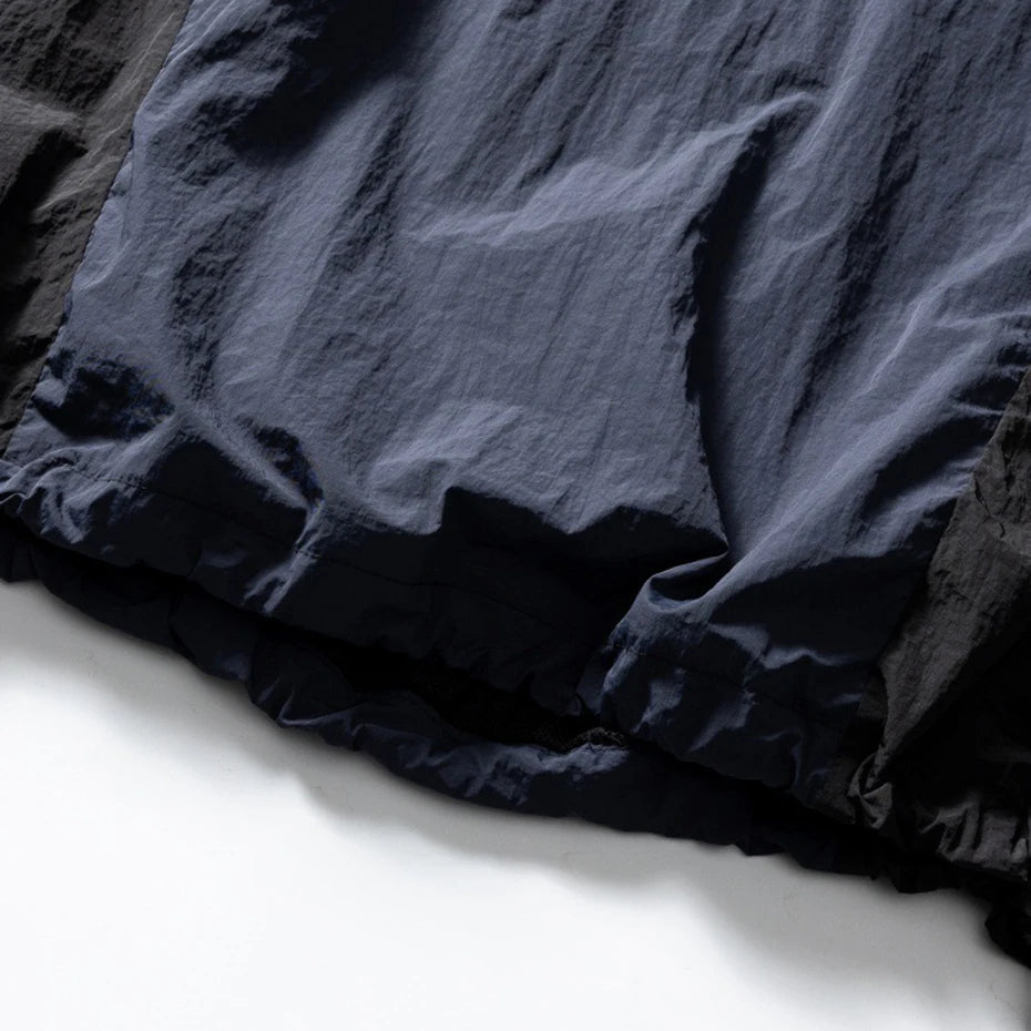 AIMATARGET Color Block Long Sleeve Over Jacket , - Streetwear Jacket - Slick Street