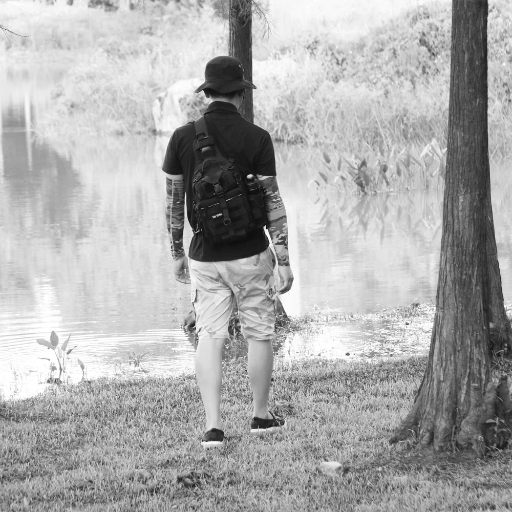 Multi Buckles Style Crossbody Bag , - Streetwear Bag - Slick Street