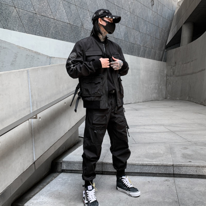 BLVCK A43 Tactical Cargo Pants ,  - Streetwear Cargo Pants - Slick Street