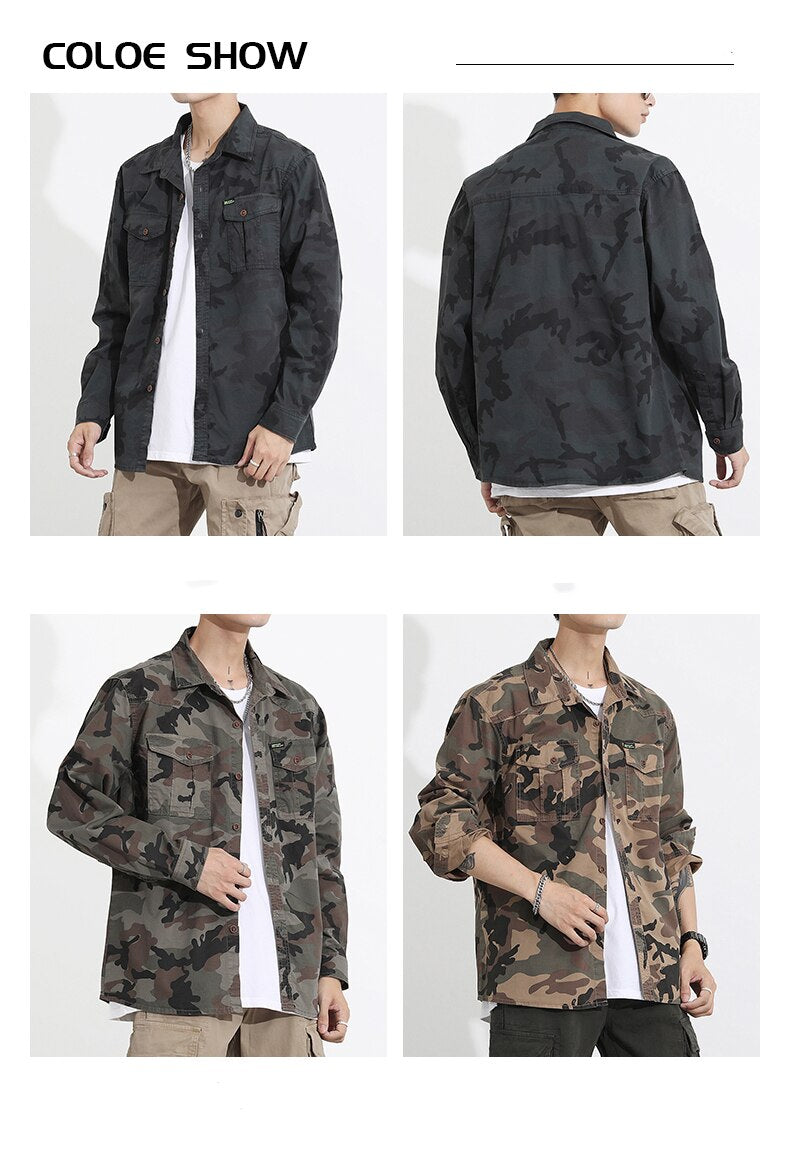 Military VSA Camouflage Shirt ,  - Streetwear Shirt - Slick Street
