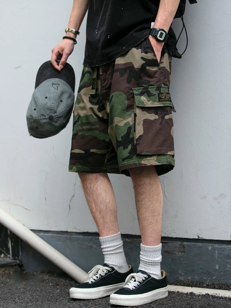 Camouflage Army Combat Style Shorts ,  - Streetwear Shorts - Slick Street