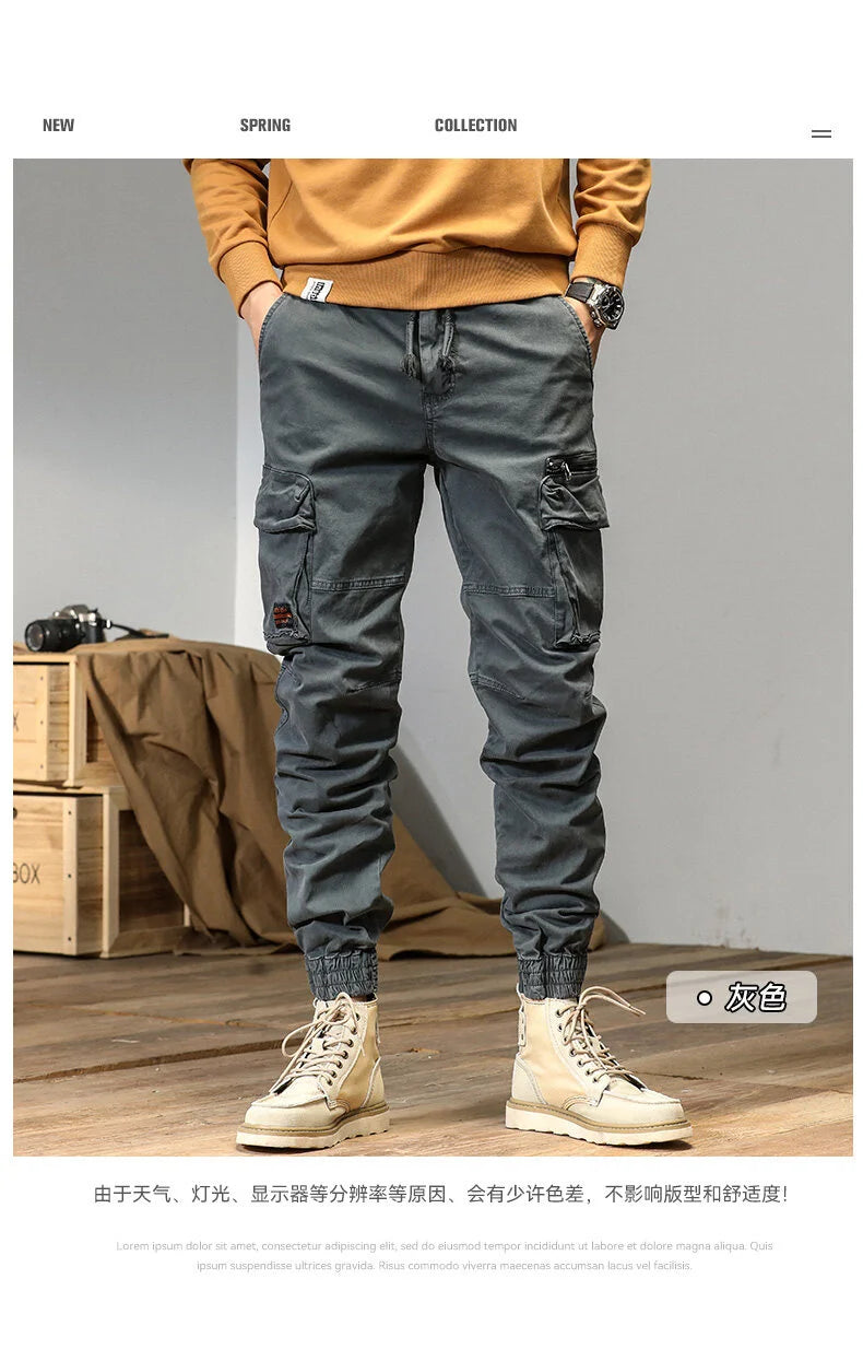 Tactical Elastic Waist And Ankle Pants , - Streetwear Pants - Slick Street