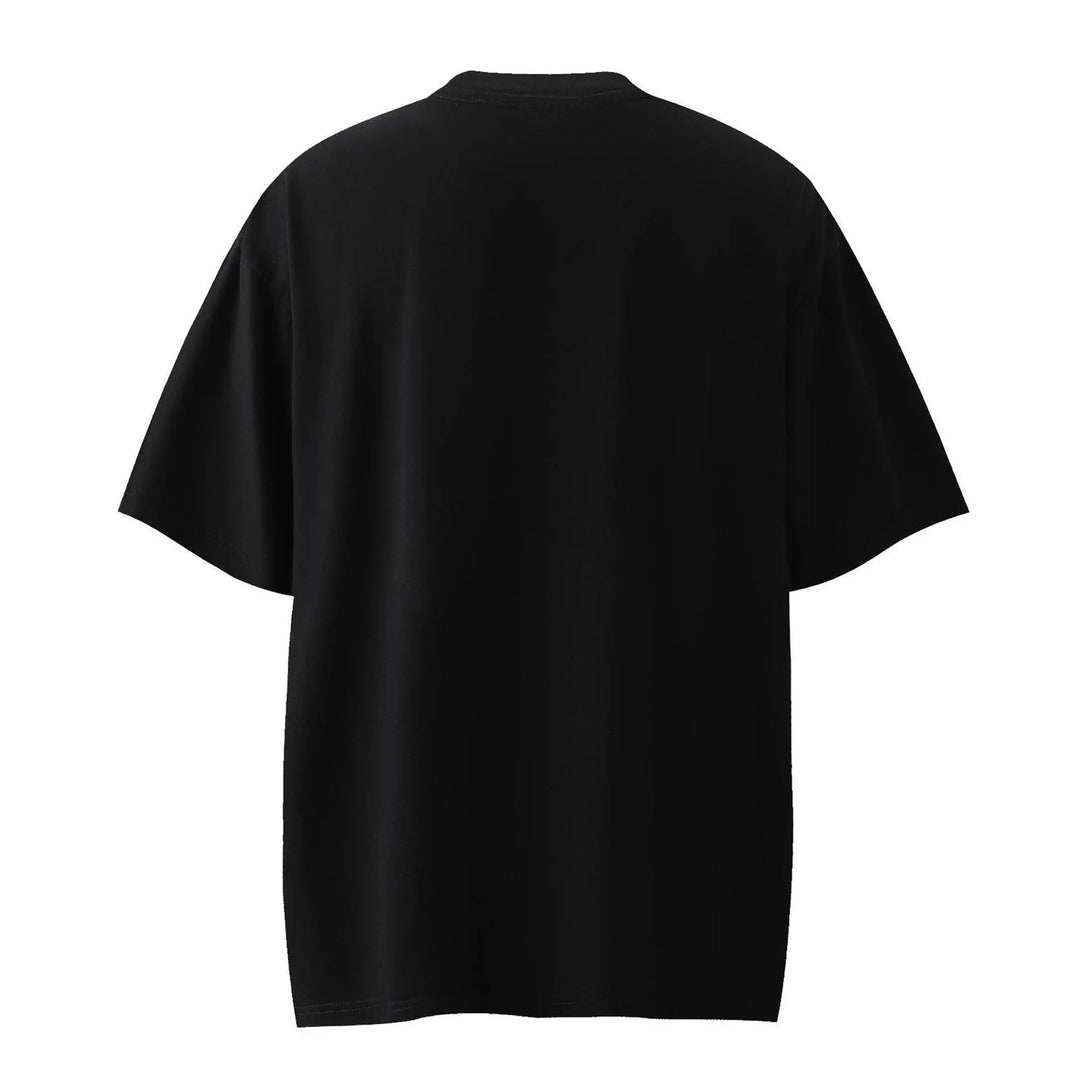 HOMEMADE Y2K O-Neck Collar T-Shirt ,  - Streetwear T-Shirt - Slick Street