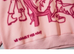 We V Cartoon Sketch Hoodie , - Streetwear Hoodie - Slick Street