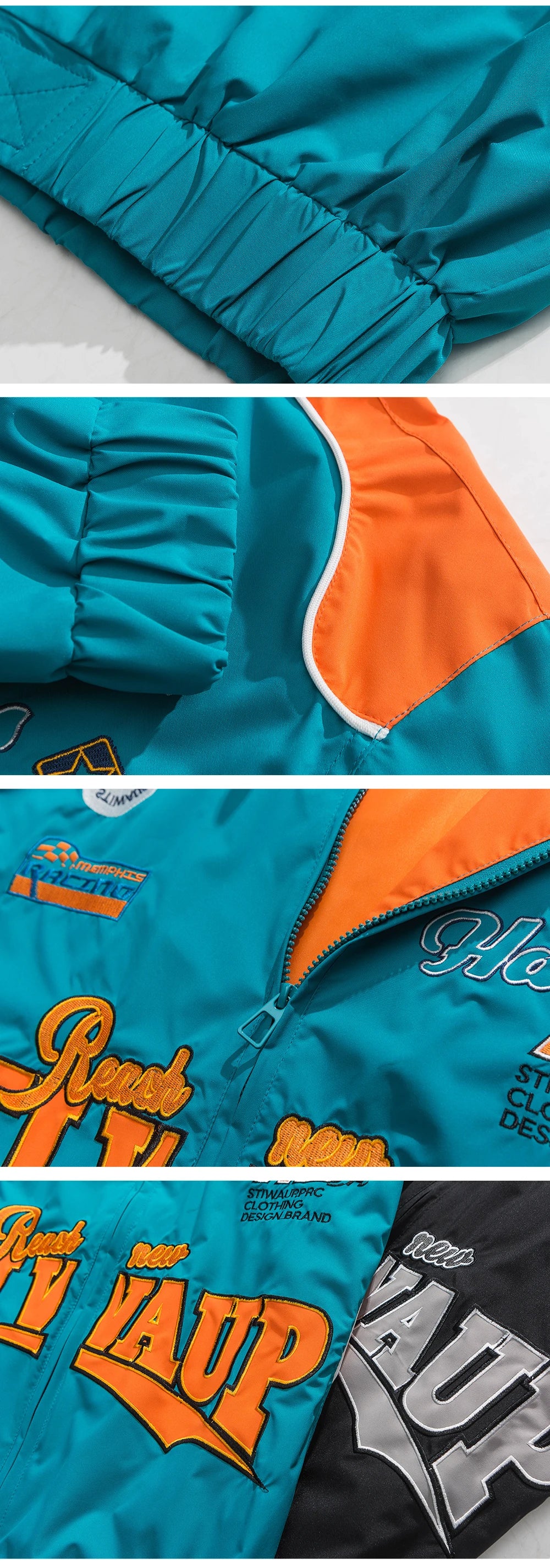 Stiwaup Racing Windbreaker Jacket ,  - Streetwear Jacket - Slick Street