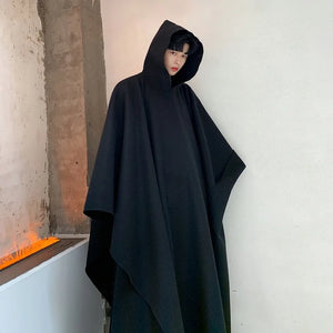 D1 Long Cape Cloak , - Streetwear Coat - Slick Street