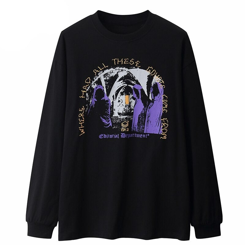 EDITORIAL DEPARTMENT GHOST EP.2 T-Shirt , - Streetwear T-Shirts - Slick Street