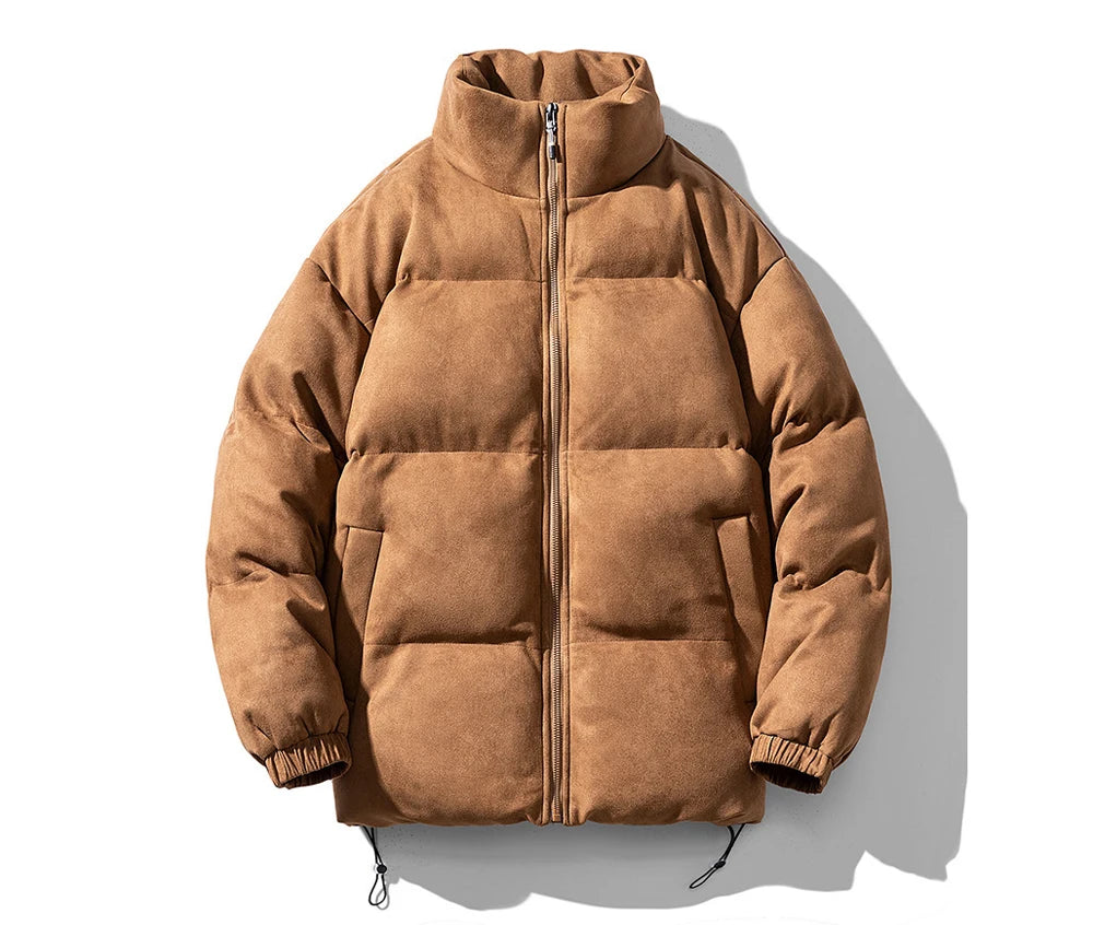 Dusky Color Padded Zipper Jacket ,  - Streetwear Jacket - Slick Street