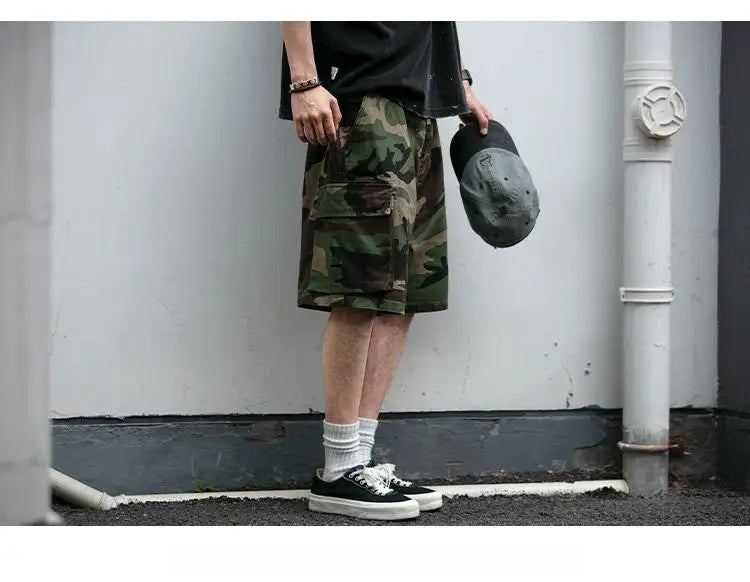 Camouflage Army Combat Style Shorts ,  - Streetwear Shorts - Slick Street