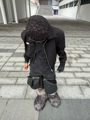 Full Face Mask Zipper Style Monkey Cap , - Streetwear Cap - Slick Street