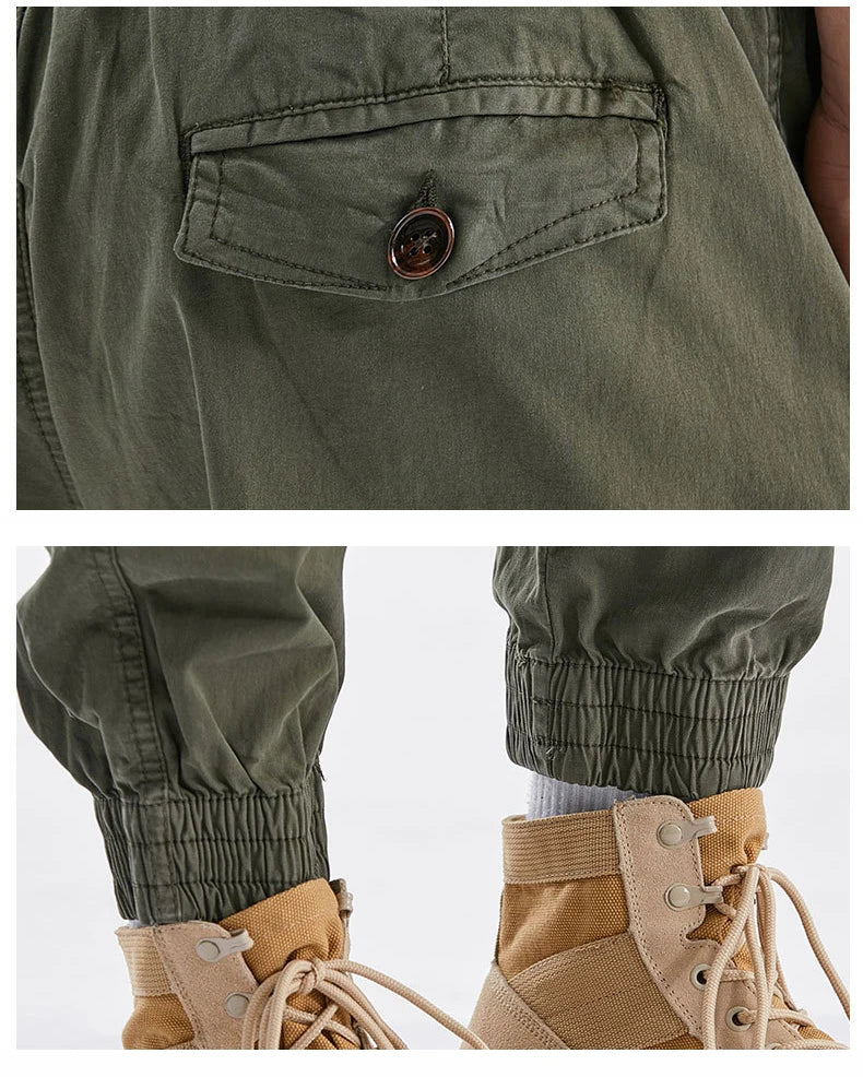 Drawstring Multi Pockets Cargo Pants ,  - Streetwear Pants - Slick Street