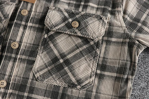 Plaid Chore Long Sleeve Shirt , - Streetwear Shirt - Slick Street