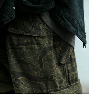 Camouflage Art Craft Cargo Pants , - Streetwear Pants - Slick Street