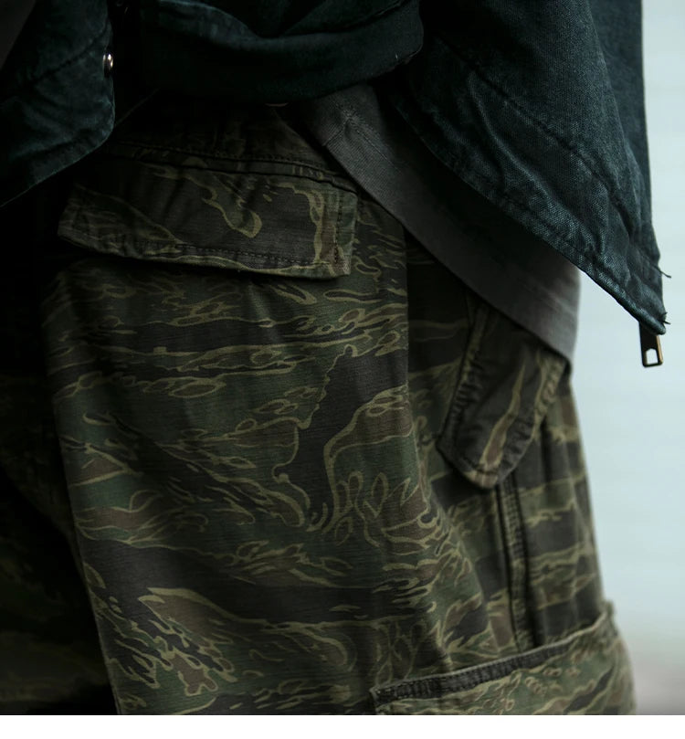 Camouflage Art Craft Cargo Pants , - Streetwear Pants - Slick Street
