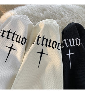 Embroidered Streetwear Vintage Sweater ,  - Streetwear Sweater - Slick Street