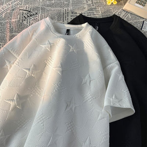 Youth Club Star Foaming Knitted T-Shirts , - Streetwear T-Shirts - Slick Street