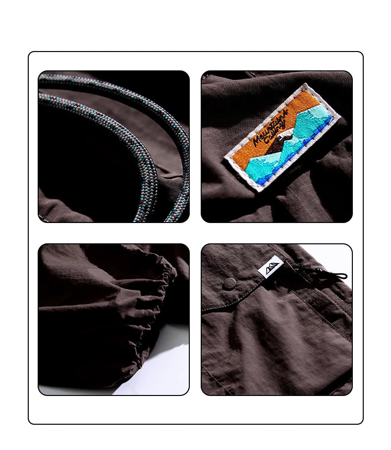 Waterproof Nylon Cargo Pants , - Streetwear Cargo Pants - Slick Street