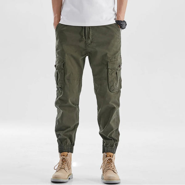 Drawstring Multi Pockets Cargo Pants XS, Army green - Streetwear Pants - Slick Street