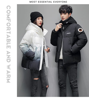 DQ Gradient Puffer Jacket ,  - Streetwear Jacket - Slick Street