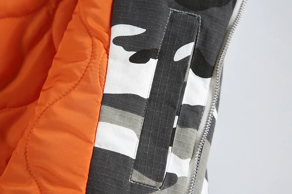 Disruptive Camouflage Elastic Waist Jacket ,  - Streetwear Jacket - Slick Street