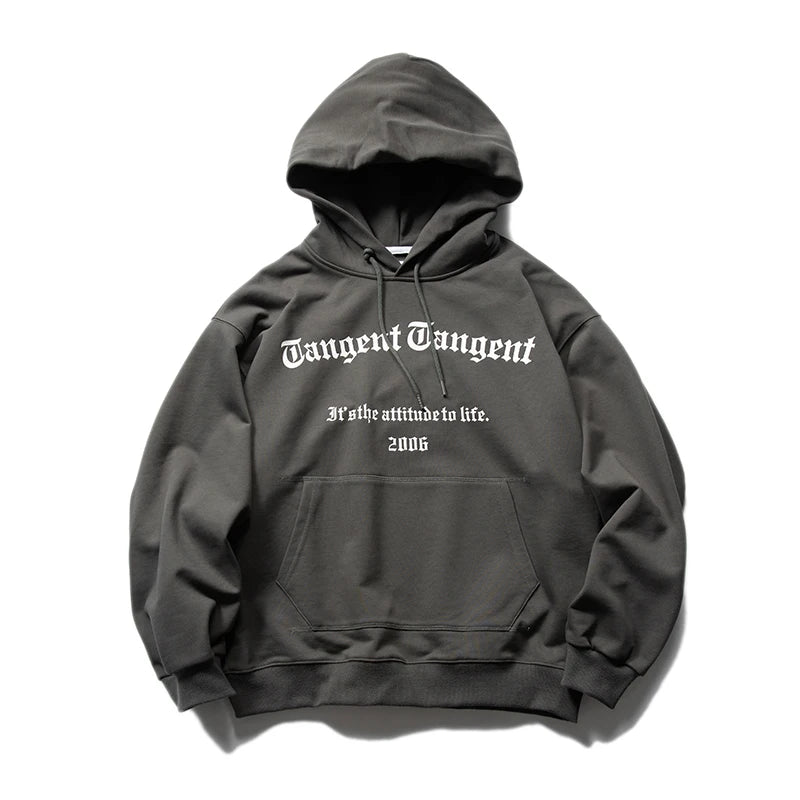 Attitude Life 2K Patten Pullover Hoodie Dark Gray, XS - Streetwear Hoodie - Slick Street