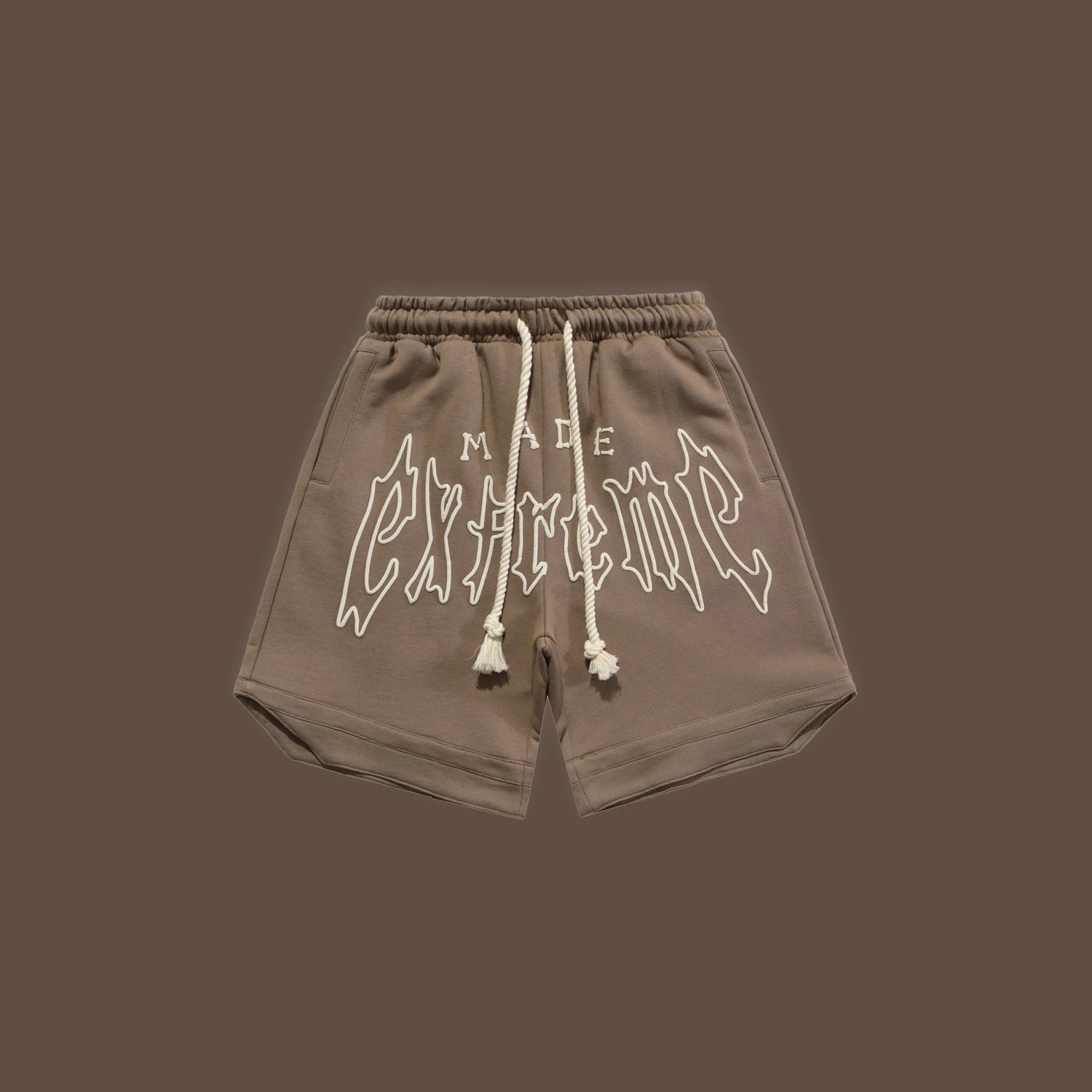 Made Extreme B1 Shorts Brown, XS - Streetwear - Slick Street