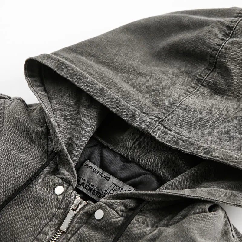 Shadowy Vintage Grunge Jacket ,  - Streetwear Jacket - Slick Street