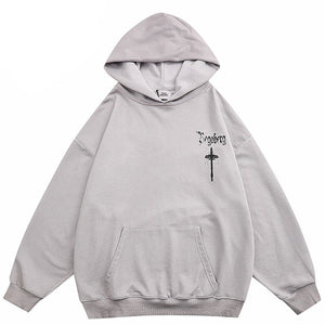 Begoberg Serbian Latin Cross Hoodie ,  - Streetwear Hoodie - Slick Street