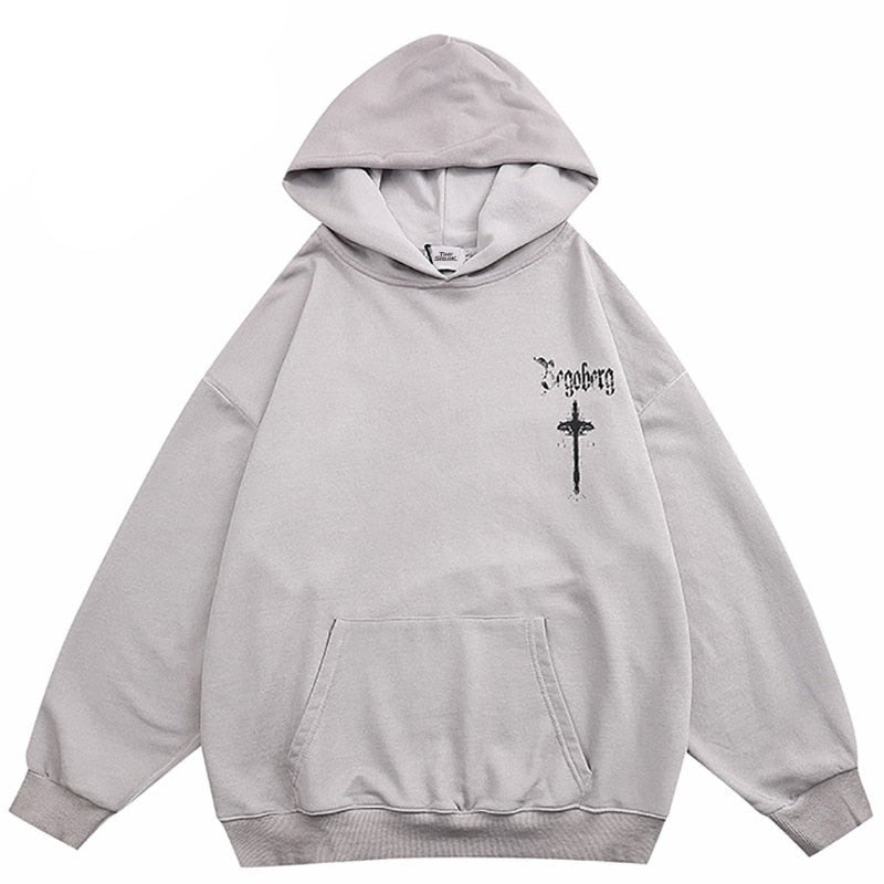 Begoberg Serbian Latin Cross Hoodie ,  - Streetwear Hoodie - Slick Street