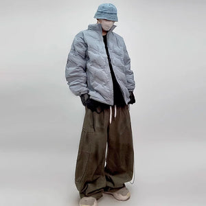 Green Color Full Length Baggy Pant , - Streetwear Pants - Slick Street