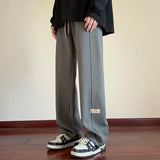 Straight Leg Corduroy Baggy Pant XS, Gray - Streetwear Pants - Slick Street