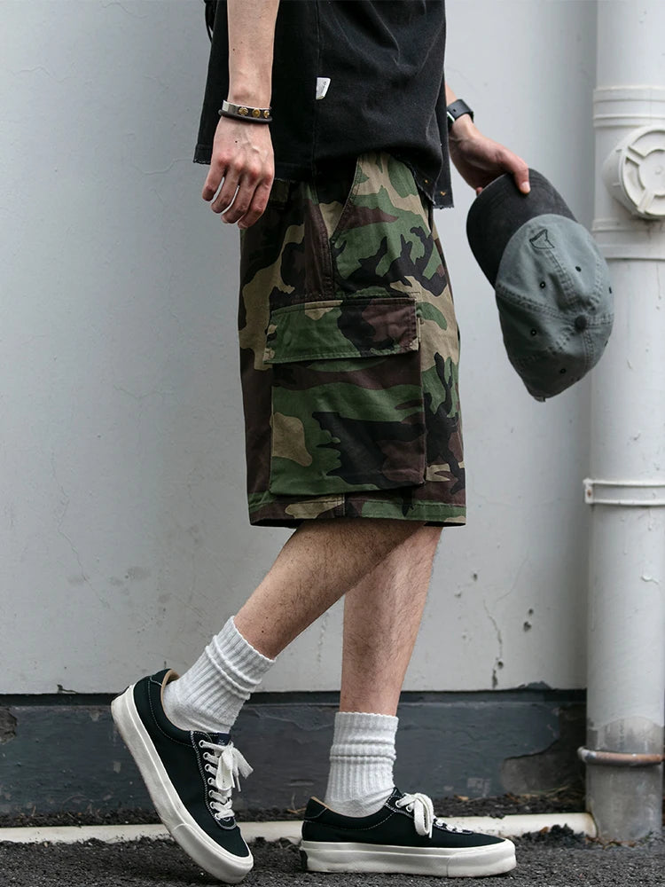 Camouflage Army Combat Style Shorts ,  - Streetwear Shorts - Slick Street