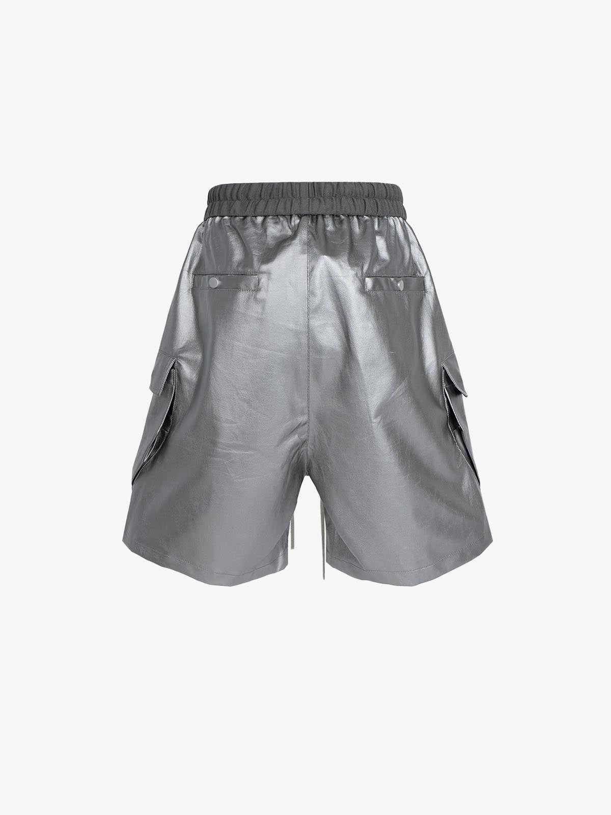 Z1 Long Drawstring Cargo Shorts , - Streetwear Shorts - Slick Street