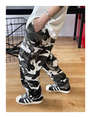 Snow X1 Camo Cargo Pants ,  - Streetwear Cargo Pants - Slick Street